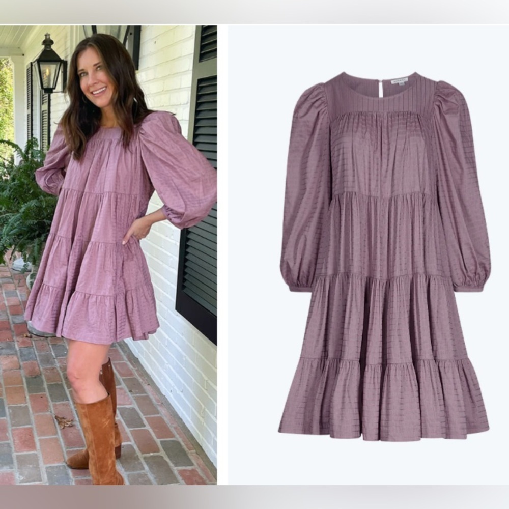 Summersalt The Tiered Mini Oversized Babydoll Dress Large - Picture 4 of 15